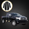 Red Hound Auto Custom Fit 2007-2013 For Toyota Tundra Double Cab Door Sill Applique Threshold Kickplates Step Protector 4pc Kit 