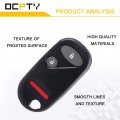 Ocpty 1 X Flip Key Entry Remote Control Fob Transmitter Replacement For Honda Civic Pilot Nhvwb1u521 3 Buttons