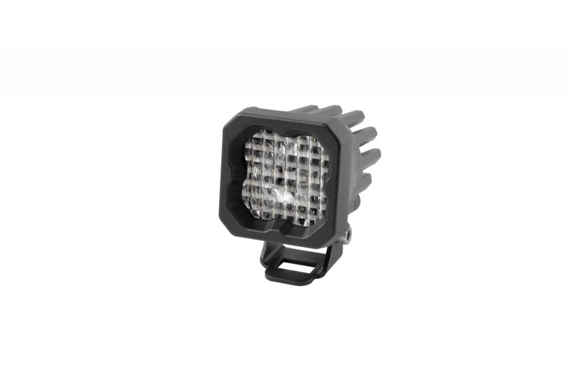 Diode Dynamics Stage Series C1 White Pro Standard Led Pod One Wide W Red Backlight