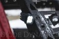 Diode Dynamics Stage Series C1 White Pro Standard Led Pod One Wide W Red Backlight