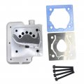 Air Brake Compressor Cylinder Head With Gasket And Bolts Replacement For Cummins Isx Engine Repl 9111539202 