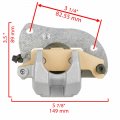 Front Right Brake Caliper W Disc Rotor For Yamaha Kodiak 700 Yfm700k 2016-20 Model Kvtr-12980