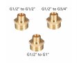 Dtacke G1 2 Male Brass Pipe Fitting Hose Thread Coupling Adapter To G3 4 3pcs G1