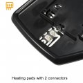 X Autohaux Car Left Rearview Heated Side Mirror Glass For Ford Escape 2008-2012 8l8z17k707g Replacement With Backing Holder