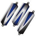 Vps Shock Cover For Yamaha Yfz450 Banshee Warrior 350 Yfz450r Set 3 Blue Color Nd888 