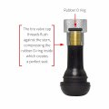 Ipick Image For Gmc Red Logo In Black On Aluminum Cylinder-style Tire Valve Stem Caps