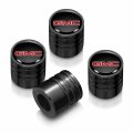 Ipick Image For Gmc Red Logo In Black On Aluminum Cylinder-style Tire Valve Stem Caps