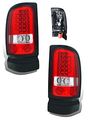 Sppc Red Clear Led Tail Lights Assembly Set For Dodge Ram Pair Driver Left And Passenger Right Side Replacement