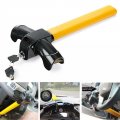 Universal Heavy Duty Security Steering Wheel Lock For Cars Anti Theft Alloy Steel Locking Device With 2 Keys Yellow