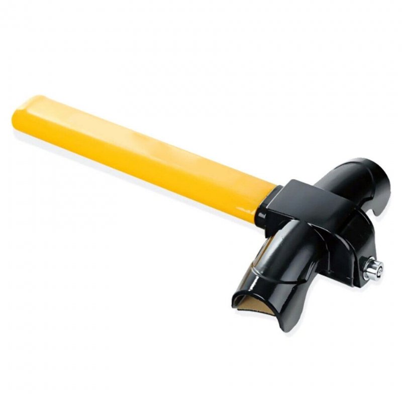 Universal Heavy Duty Security Steering Wheel Lock For Cars Anti Theft Alloy Steel Locking Device With 2 Keys Yellow