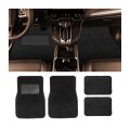 Auceli Car Floor Mats 4 Piecepet For Front Rear Waterproof Anti-slip Car Carpet Protector Mat Fit All Weather Universal 
