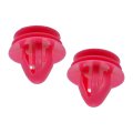 Door Trim Panel Retainers For Hyundai Santa Fe 2001 2012 Pink Plastic Snap On Fasteners 14 47mm Face Diameter 8 89mm Hole 