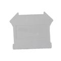 Asi Asiduk410 Din Rail Mounted Terminal Block End Cover Pack Of 25 