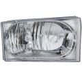 Headlight Assembly Passenger Side Ford Excursion 2001 2002 2003 2004 Clear Lens Chrome Housing Composite Type Replacement For 