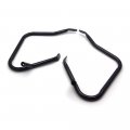 Httmt- Us-tghd-sg04-i-bk- Saddlebag Bracket Guard Crash Bar Compatible With H-d Touring Electra Glide 14-18