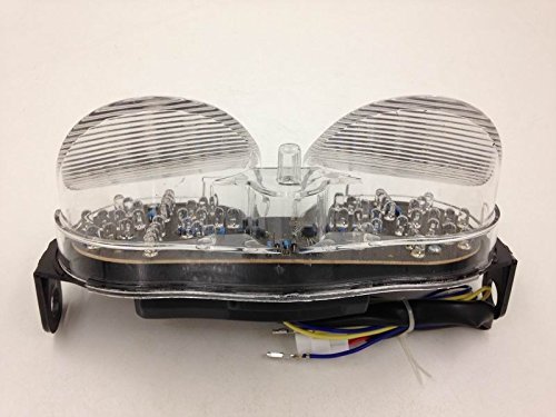 Clear Rear Led Tail Light For 2001 2002 Yamaha Yzf R6 Motorcycle Integrated Brake And Turn Signal Assembly Waterproof Abs