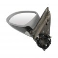 Gray Driver Side View Mirror Primed With Power Adjustment Heated Signal Puddle Lamp Manual Folding W Cover Compatible For