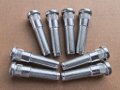 8pcs M14x1 50 Serrated Wheel Stud Bolts 610-615 0 62 Knurl 15 7mm 2 35 In Length Replacement For 2012-2024 Dodge Ram 1500 Front 