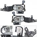 1 Pair Left Right Fog Lights Replacement For Honda Accord 4dr Sedan 2011-2012 Front Bumper Driving Lamps Wiring Switch Clear