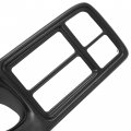 Kuafu Dashboard Border Compatible With 1999-2006 Gmc Sierra Chevy Silverado Suburban Tahoe Black Abs Plastic