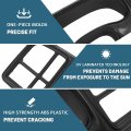 Kuafu Dashboard Border Compatible With 1999-2006 Gmc Sierra Chevy Silverado Suburban Tahoe Black Abs Plastic