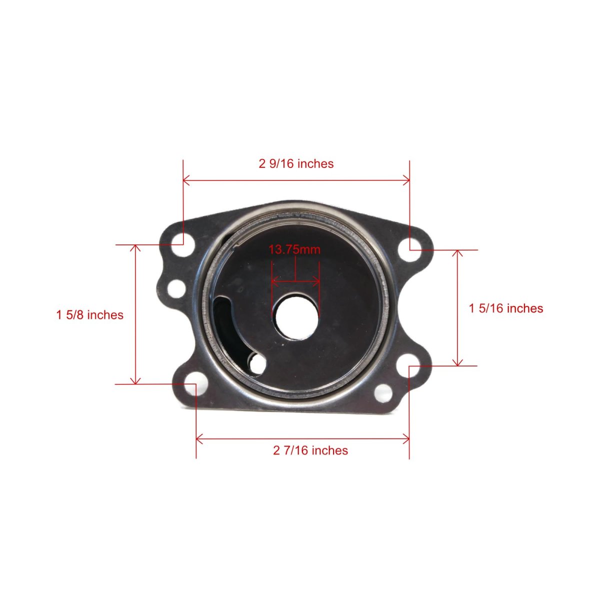 The Rop Shop Water Pump Kit For 1994 1995 1996 1997 1998 Mercury 2-stroke 15hp Xr10 0d038000