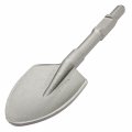 Neiko 02627 Clay Spade Chisel Bit For Demolition Hammers Alloy Steel 1-1 8 Hex Shank 17 5-inch Length 