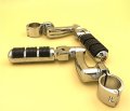 Smt-chrome Regular Footpeg With 1 25mm Clamps Compatible Suzuki Vl1500 Vl800 Vz800 Vl125 Vl250 Vs1400 Vz1500 Intruder M800 C800