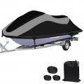 Xyzctem Trailerable Jet Ski Cover Waterproof Tear And Fade Resistant Personal Watercraft With Reflective Air Vent Fits Seadoo 