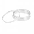 X Autohaux 4pcs Od 108mm To Id 106mm Aluminium Alloy Car Hub Centric Rings Wheel Bore Center Spacer