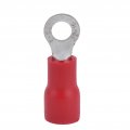 1000pcs 22-22 Gauge Ring Insulated Electrical Wire Terminals Crimp Connectors Red