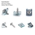 U-clips Fastener Trim Kit 200pcs U-type Clips With Self Tapping Screws Car Retainer For Motor Vehicles