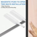 4 Pcs Magnetic Push Latches For Cabinet Door 3 15x0 57 Inch To Open Latch Hardware Hidden Release Drawer Pull On Closet Touch