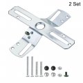 Uxcell Light Crossbar Kit 4 Inch Cross-shaped Mounting Bracket Universal Lighting Fixture With Screws And Nuts 2pcs