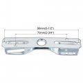 Uxcell Light Crossbar Kit 4 Inch Cross-shaped Mounting Bracket Universal Lighting Fixture With Screws And Nuts 2pcs