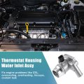 X Autohaux No 25200455 55579010 Aluminum Engine Coolant Thermostat Housing Water Inlet Assembly For Chevrolet Cruze Sonic Trax
