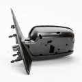 Door Mirror Left Side Driver Lh For 2006 2010 Ford Fusion Model Black Non Heated Replacement With Convex Glass And Mount 