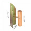 Uxcell Inside Corner Trowel 2 Inch Drywall Tool Galvanized Steel Shaping