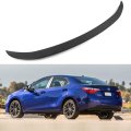 Rear Trunk Spoiler Wing For Toyota Corolla 2014 2019 Matte Black Abs Adjustable Racing Aerodynamic Design Improved Stability 
