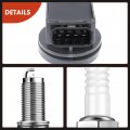 A-premium Set Of 6 Ignition Coil Pack And Iridium Spark Plugs Compatible With Toyota 4runner 2003-2009 Tundra 2005-2011 4 0l