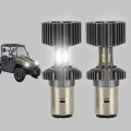 Hisun Led Headlight Bulbs 2 Pack 12w White Hi Low Beam For Utv Atv Fits Massimo Msu500 Msu700 Axis 500 700 Coleman Ut400 Ut500 
