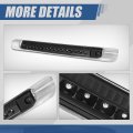 Full Led Rear Center High Mount Stop Lamp Third Brake Light Compatible With Toyota Land Cruiser 98-07 Without Spoiler Black