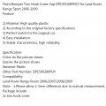 Topteng Front Bumper Tow Hook Cover Cap Replacement Dpc500280puy Fits For Land Rover Range 2006 2007 2008 2009
