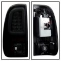 Black Smoked Led Tube Tail Lights For 1997 2003 Ford F150 And 1999 2007 F250 F350 F450 Super Duty Brake Lamps Left Right Pair