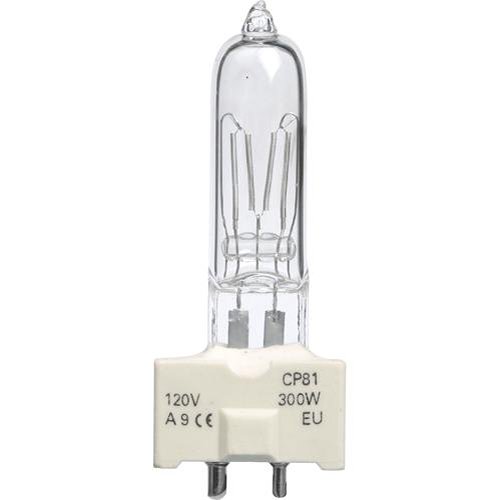 Impact Fkw 300w 120v Gy9 5 2-pin Prefocus Clear T6 Halogen