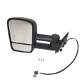Tom Mirror Power Heated Towing Signal Driver Left Lh For 2003-2007 Chevrolet Silverado 1500 Hd 2500 3500 Gmc Sierra 15860540