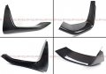 2 Pcs Add-on Carbon Fiber Front Bumper Splitters Lip Fits For 2015-2019 Bmw F80 M3 F82 F83 M4