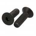 Uxcella 10pcs M5x16mm Flat Countersunk Head Hex Socket Left Hand Thread Bolt Din7991