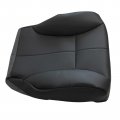 Secosautoparts Passenger Side Bottom Replacement Leather Seat Cover Dark Gray Compatible With Dodge Ram 1500 2500 3500 Slt 1998