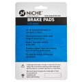 Niche Brake Pad Set For Honda Foreman Rubicon 500 Rancher 420 Rincon 650 Rear Ceramic
